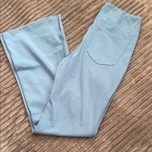 HALARA Light Blue Flare Work Pants